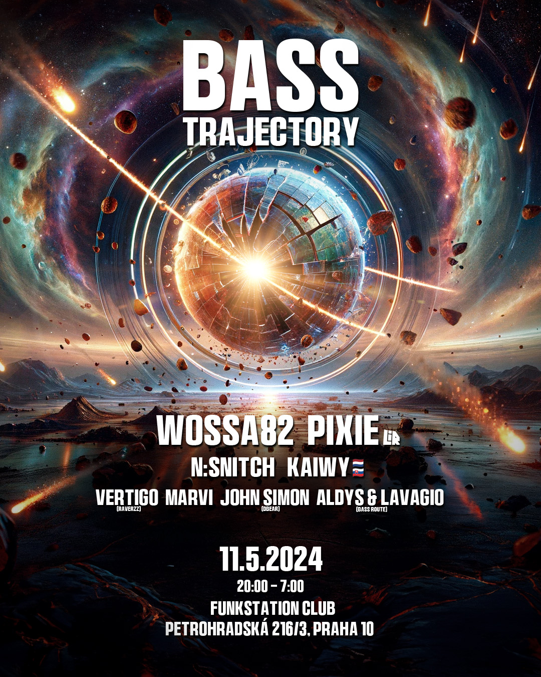 Bass Trajectory 11.5.2024 FunkStation Prague